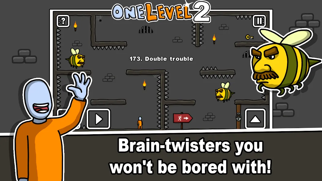 One Level 2 Stickman Jailbreak — скриншот 3
