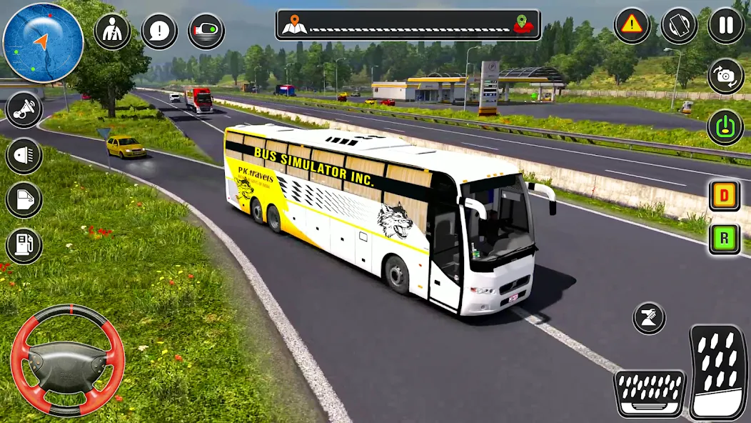 City Coach Bus City Bus Games — скриншот 1