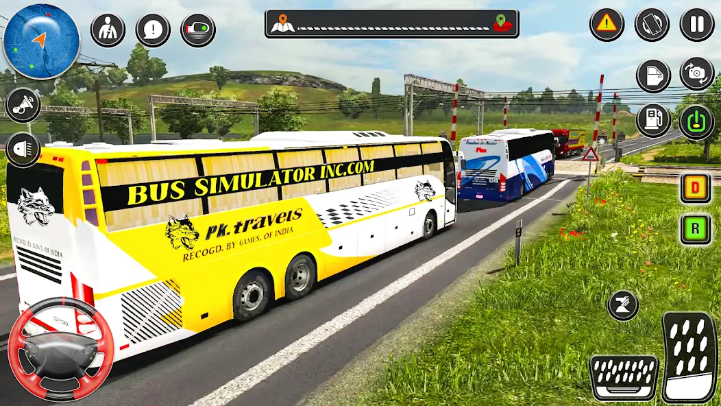 City Coach Bus City Bus Games — скриншот 2