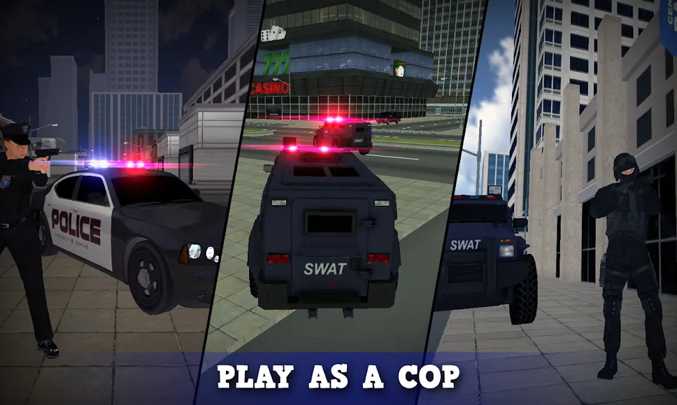 Justice Rivals 3 Cops&Robbers — скриншот 1