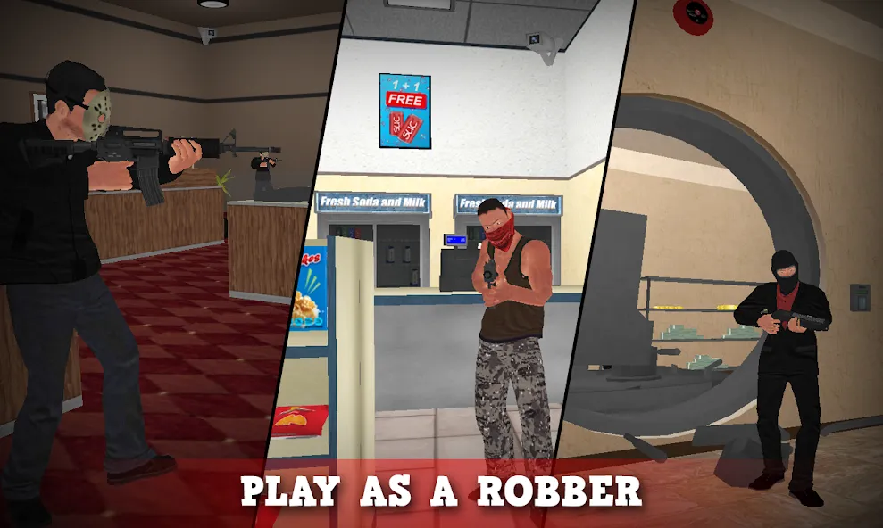 Justice Rivals 3 Cops&Robbers — скриншот 2