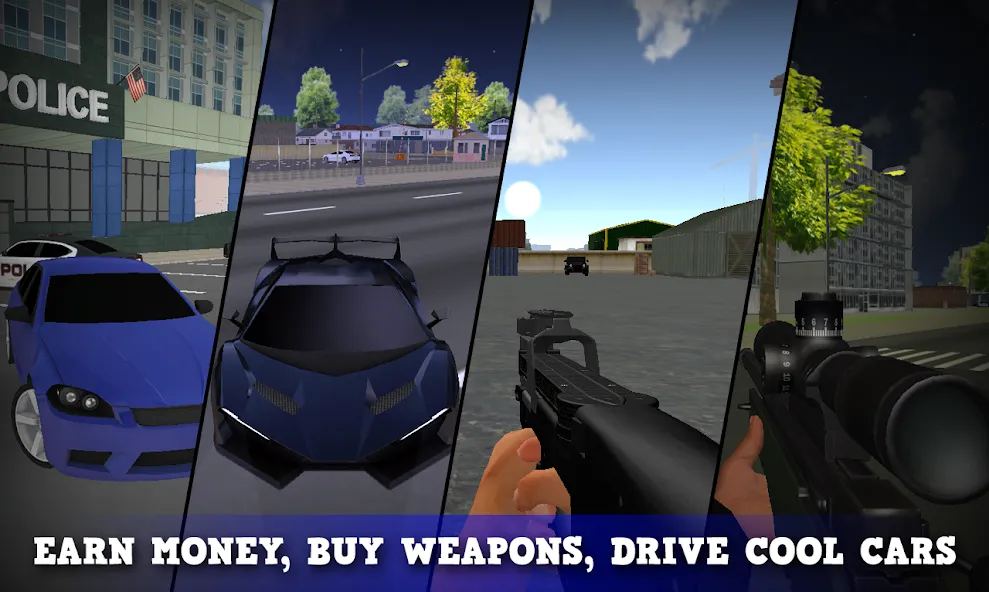 Justice Rivals 3 Cops&Robbers — скриншот 3