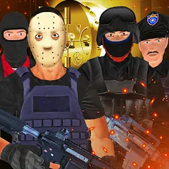 Скачать Justice Rivals 3 Cops&Robbers — MOD на Андроид — Много денег