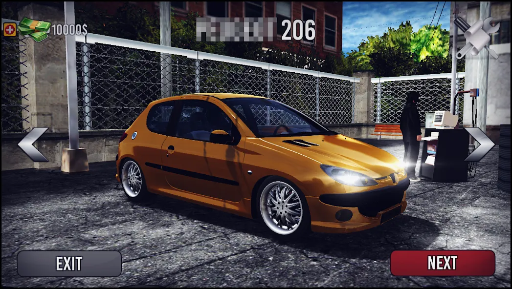 206 Drift Simulator — скриншот 1