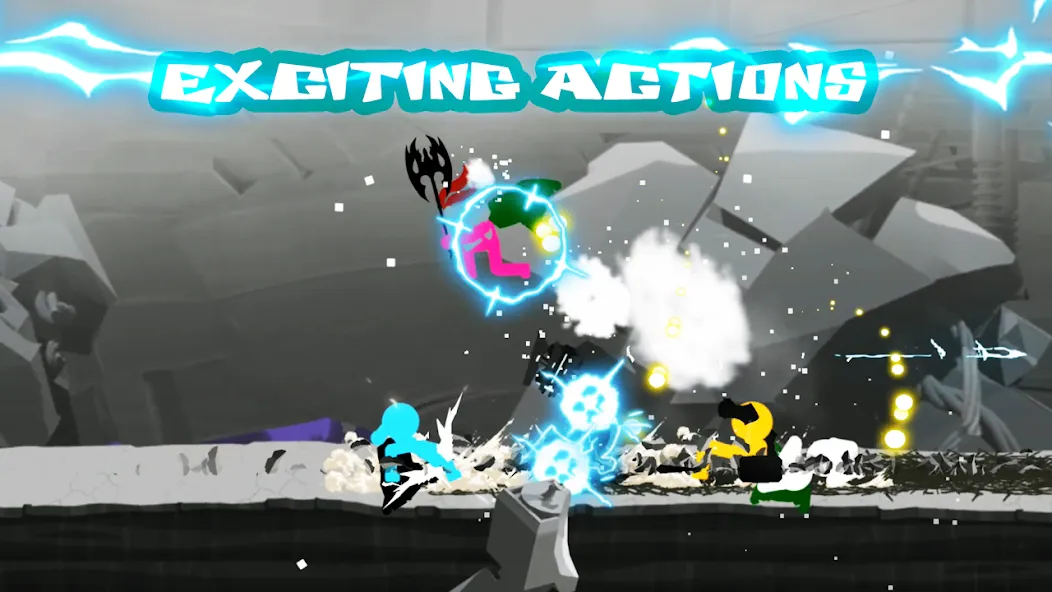 Stickman The Flash — скриншот 1 Stickman The Flash — скриншот 1