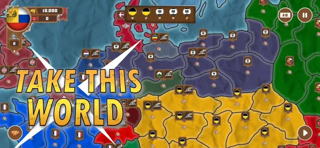 World conquest: Europe 1812 — скриншот 1