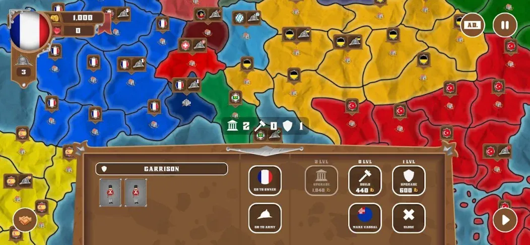 World conquest: Europe 1812 — скриншот 4