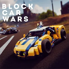 Block Car Wars Brick Car Crash — MOD APK Много денег