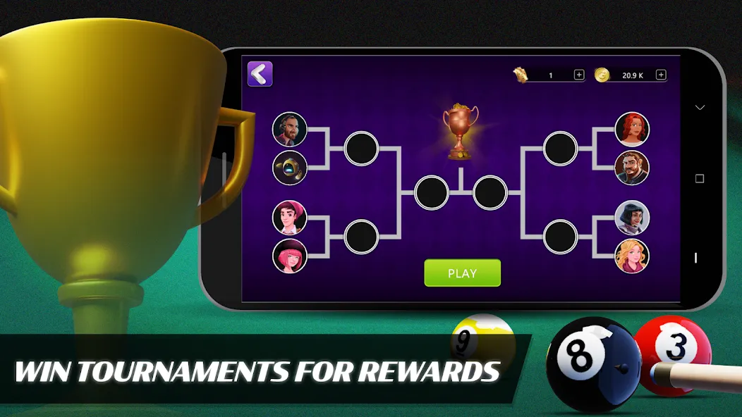 8 Ball Billiards Offline Pool — скриншот 3