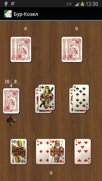 Карточная игра Бур-Козел — скриншот 1