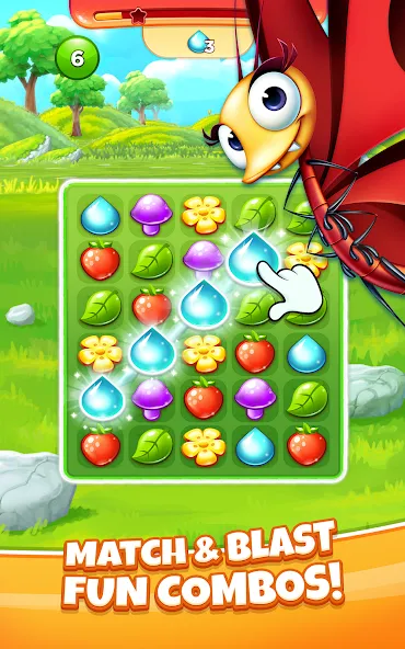 Match 3 Game - Fiends Stars — скриншот 1