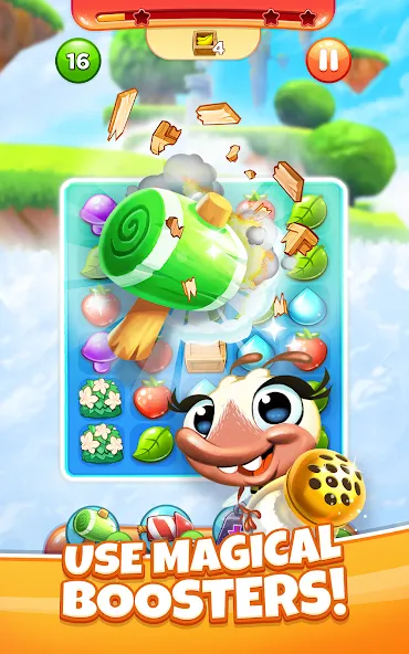 Match 3 Game - Fiends Stars — скриншот 2