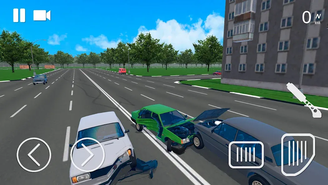 Russian Car Crash Simulator — скриншот 1 Russian Car Crash Simulator — скриншот 1