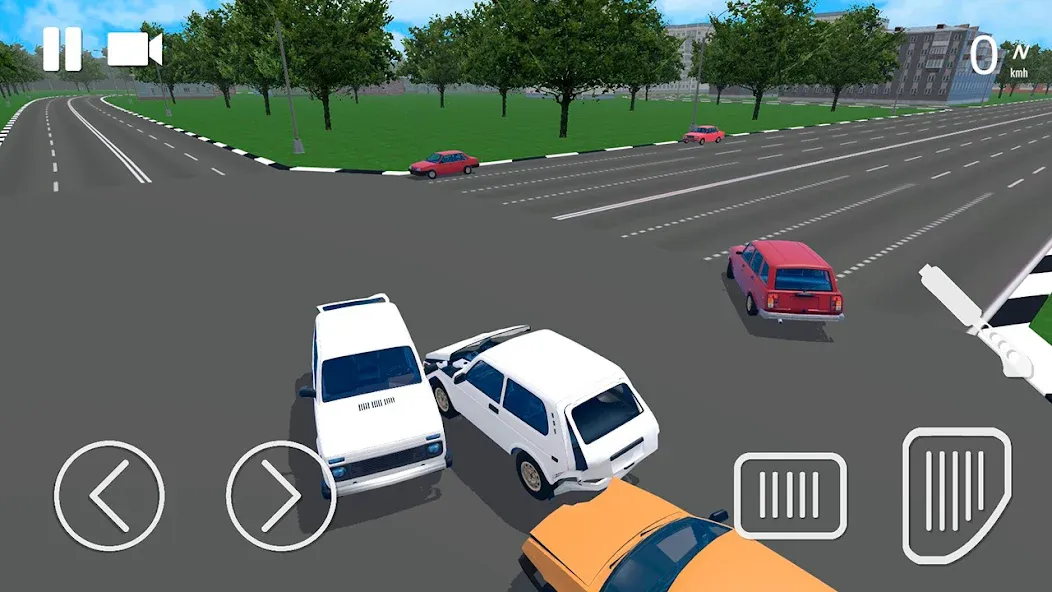 Russian Car Crash Simulator — скриншот 5