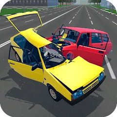Скачать Russian Car Crash Simulator MOD — Много денег