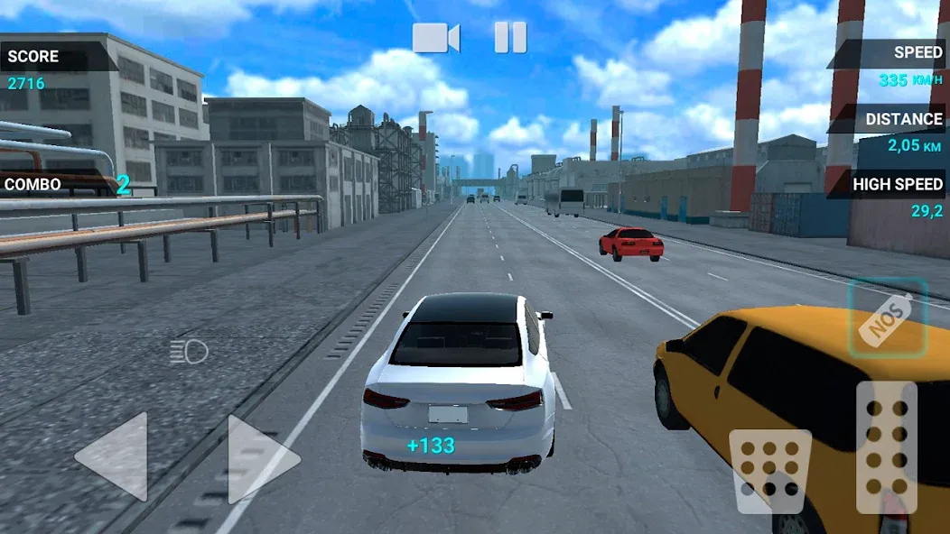Traffic Racer Speeding Highway — скриншот 1