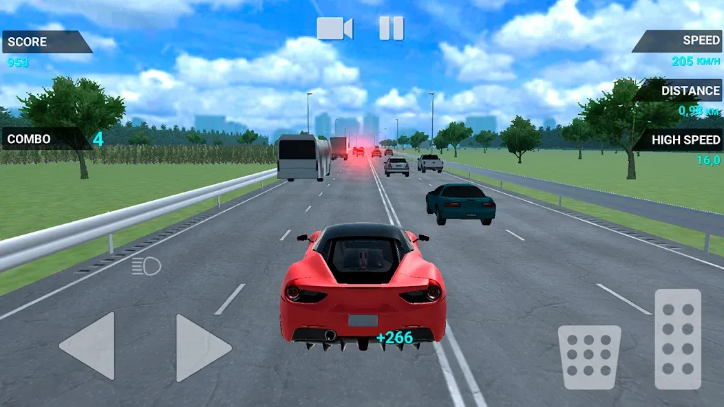 Traffic Racer Speeding Highway — скриншот 2