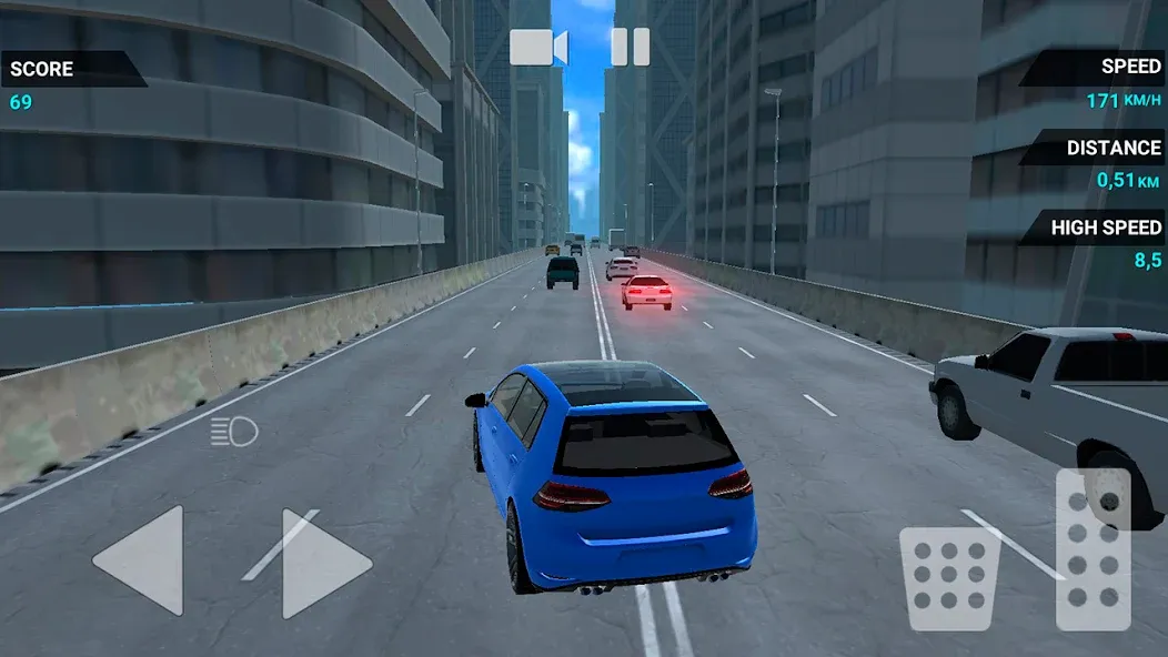 Traffic Racer Speeding Highway — скриншот 5