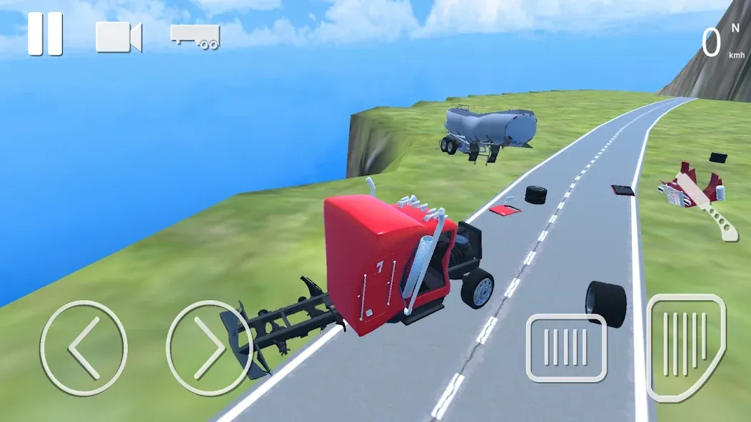Truck Crash Simulator Accident — скриншот 1 Truck Crash Simulator Accident — скриншот 1