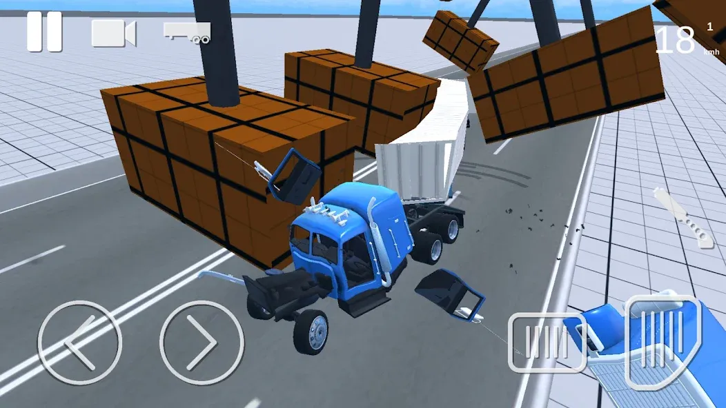Truck Crash Simulator Accident — скриншот 3 Truck Crash Simulator Accident — скриншот 3