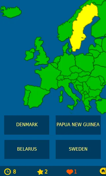 Capital Map Flag - geo quiz — скриншот 3 Capital Map Flag - geo quiz — скриншот 3