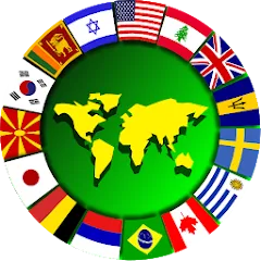 Скачать взломанную Capital Map Flag - geo quiz — Все уровни открыты и без рекламы