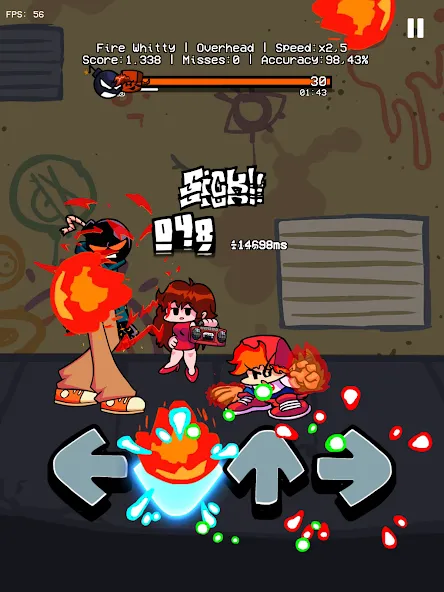 Music Battle Fire Fight Whitty — скриншот 2