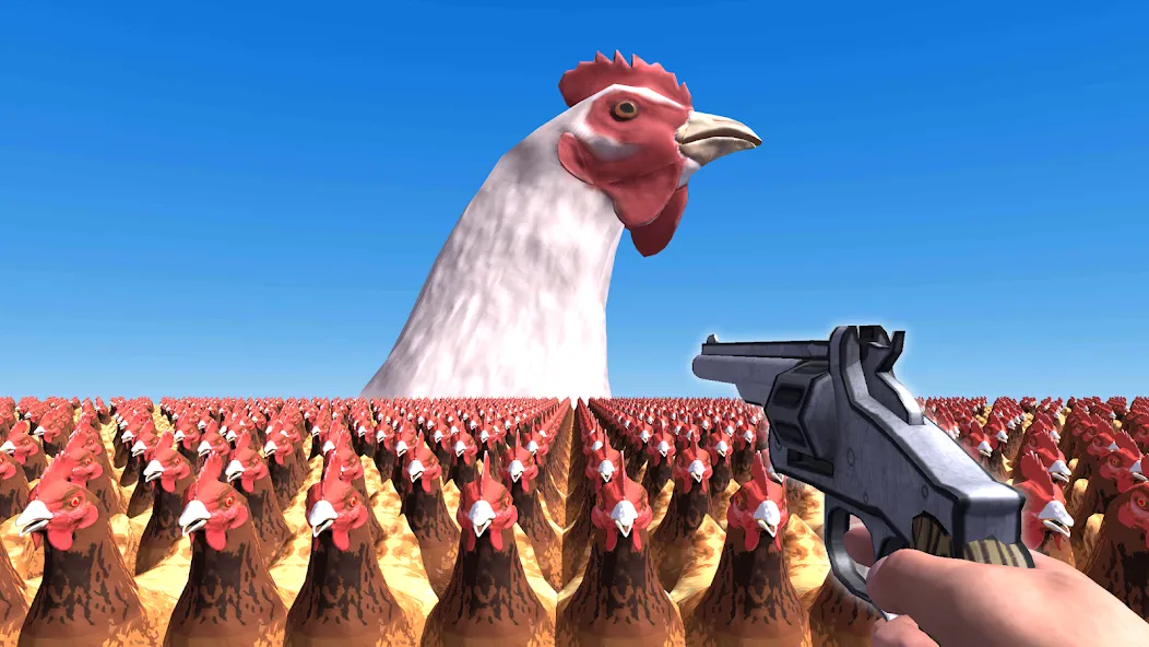 Cluck Shot: Chicken War FPS — скриншот 1 Cluck Shot: Chicken War FPS — скриншот 1