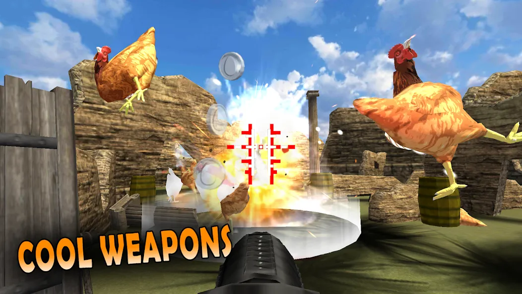 Cluck Shot: Chicken War FPS — скриншот 4 Cluck Shot: Chicken War FPS — скриншот 4
