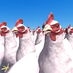 Взломанная Cluck Shot: Chicken War FPS на Андроид — Много денег