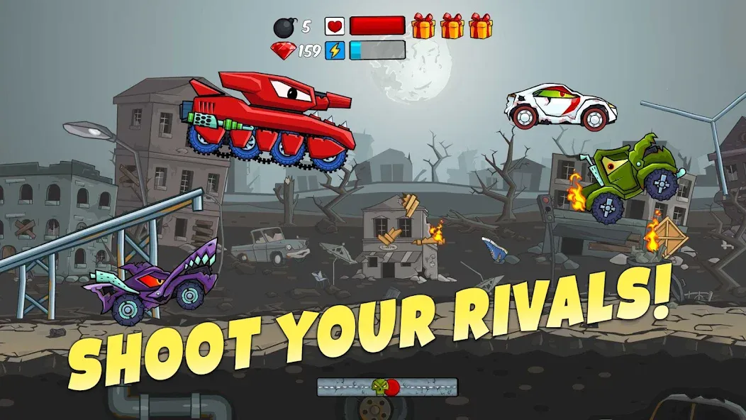 Car Eats Car - Apocalypse Race — скриншот 4