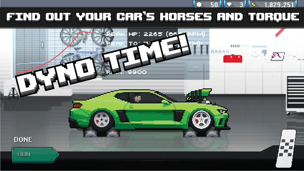 Pixel Car Racer — скриншот 3