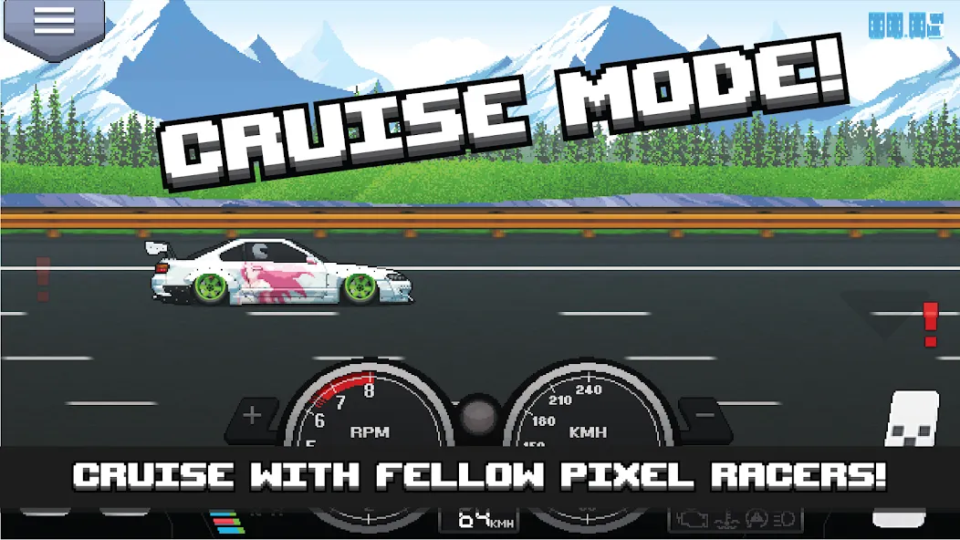 Pixel Car Racer — скриншот 4