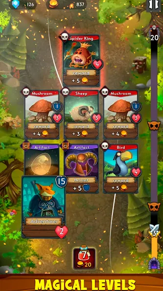 Card Dungeons: Rouge RPG — скриншот 3