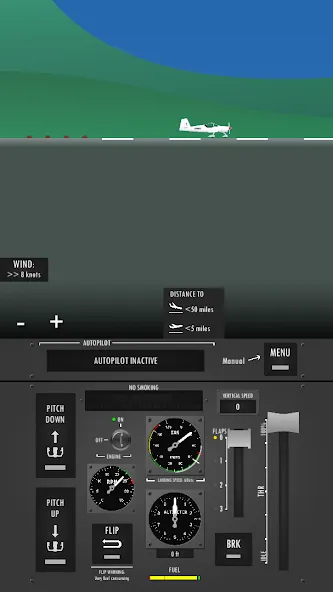 Flight Simulator 2d - sandbox — скриншот 1