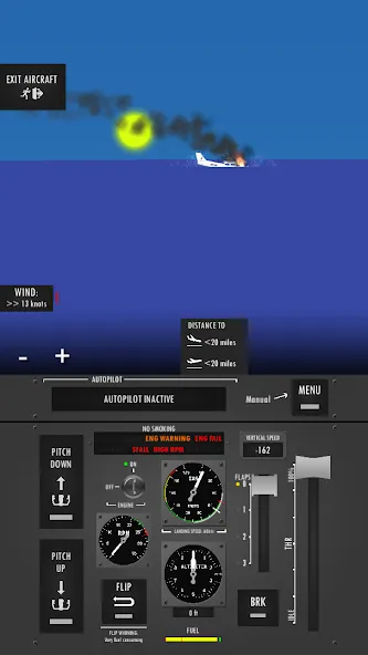 Flight Simulator 2d - sandbox — скриншот 4