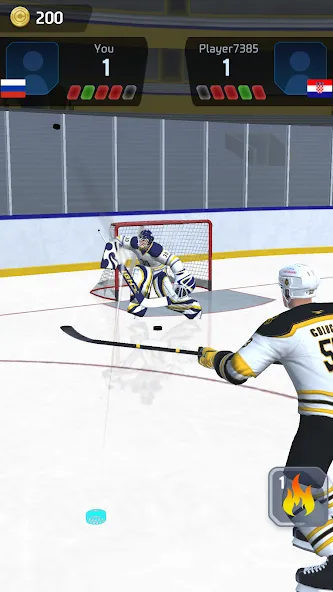 Hockey Game Stars 3D — скриншот 3