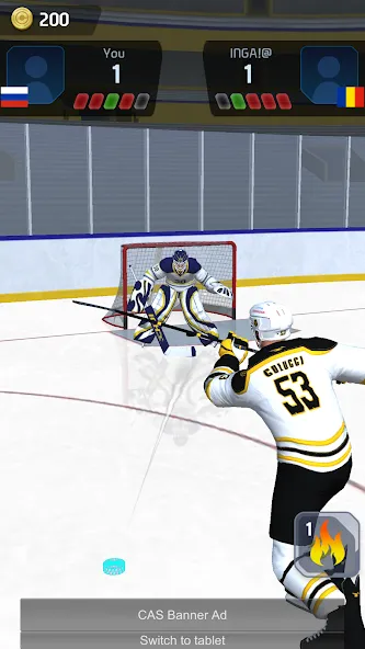 Hockey Game Stars 3D — скриншот 4