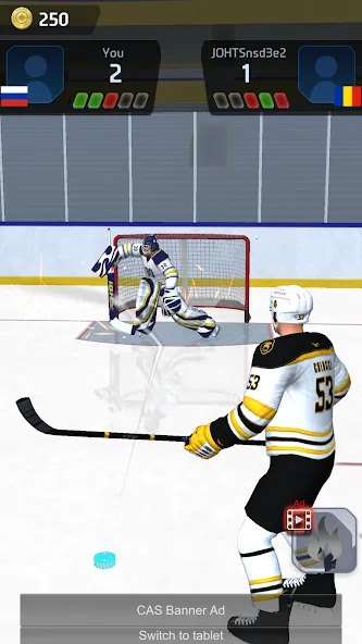 Hockey Game Stars 3D — скриншот 5