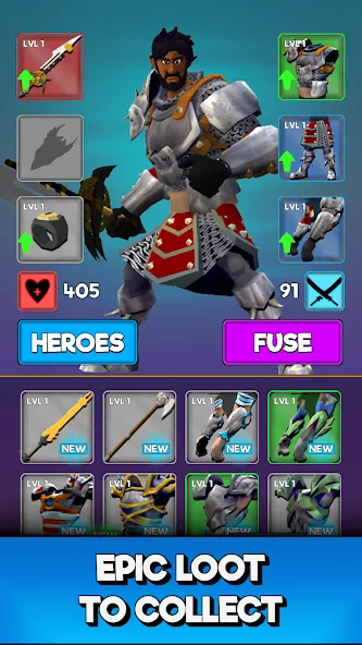 UnderKnight: One Thumb Warrior — скриншот 2