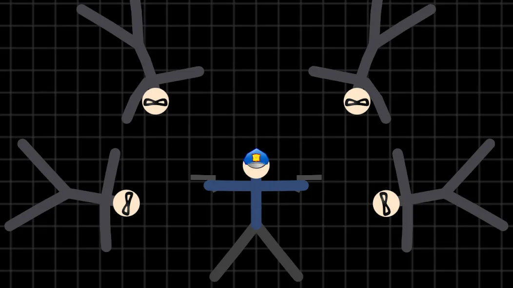 Stickman Warriors — скриншот 1