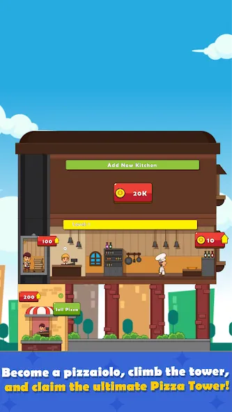 Pizza Tower: Idle Tycoon — скриншот 1 Pizza Tower: Idle Tycoon — скриншот 1