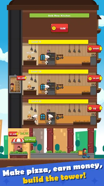 Pizza Tower: Idle Tycoon — скриншот 2 Pizza Tower: Idle Tycoon — скриншот 2