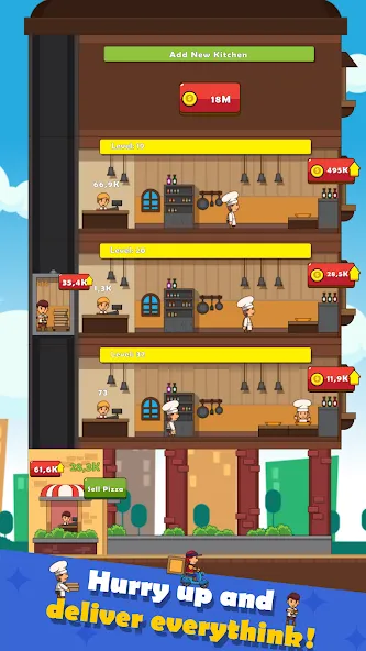 Pizza Tower: Idle Tycoon — скриншот 3 Pizza Tower: Idle Tycoon — скриншот 3