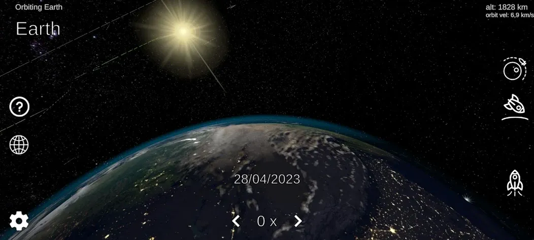 Solar System Simulator — скриншот 1