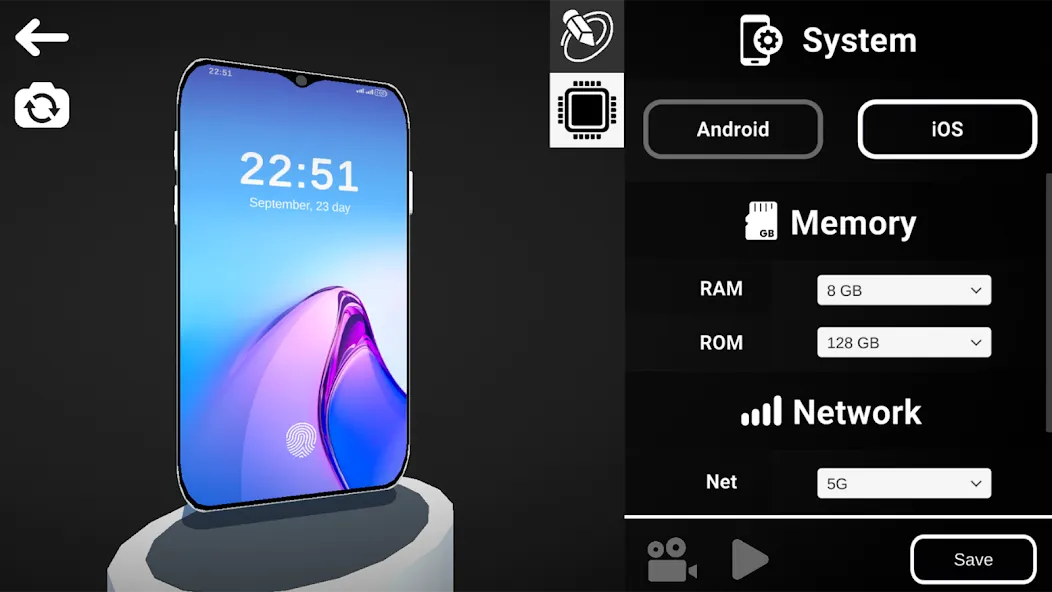 Phone Simulator - 3D Maker — скриншот 1