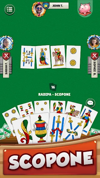 Scopa - Italian Card Game — скриншот 4