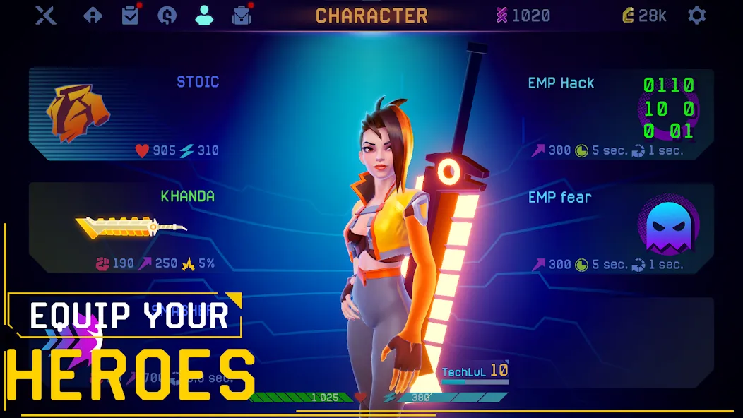 Rush Angel - Cyberpunk RPG — скриншот 2 Rush Angel - Cyberpunk RPG — скриншот 2