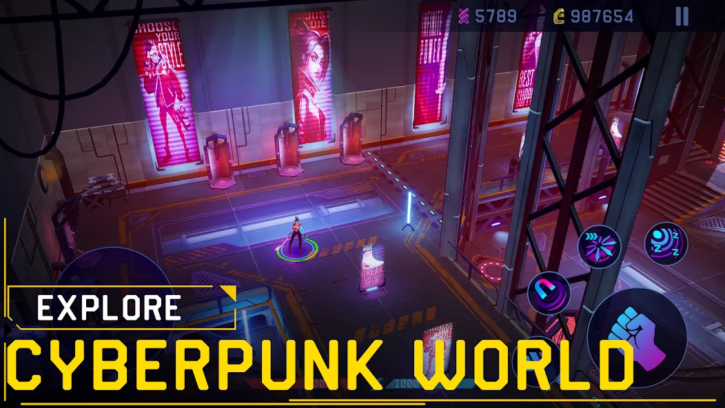 Rush Angel - Cyberpunk RPG — скриншот 3 Rush Angel - Cyberpunk RPG — скриншот 3