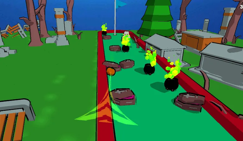 MiniGolf Madness: Halloween — скриншот 1 MiniGolf Madness: Halloween — скриншот 1